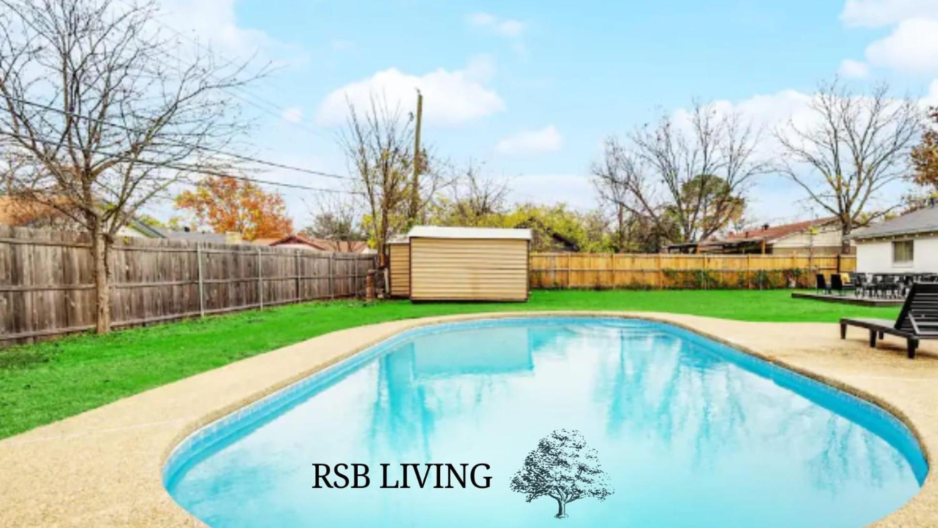 Upscale 3Br 2Ba Cozy Holiday Home With Pool & Grill North Richland Hills Bagian luar foto